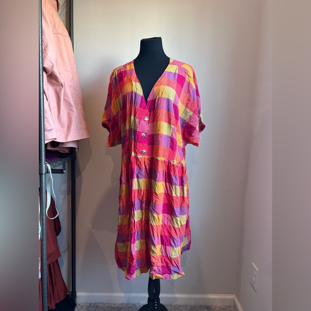 Babydoll Dress | Terra & Sky | 3X